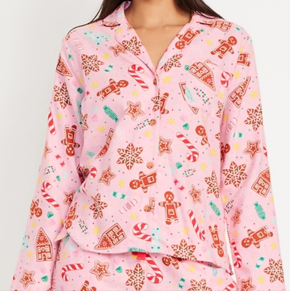 Pink Gingerbread Flannel shirt